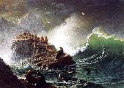 Albert Bierstadt, Seals on the Rocks, Farallon Islands